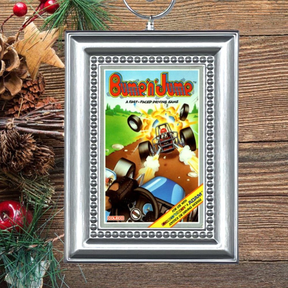 ColecoVision Bump N Jump Retro Video Game Memorabilia Christmas Tree Ornament